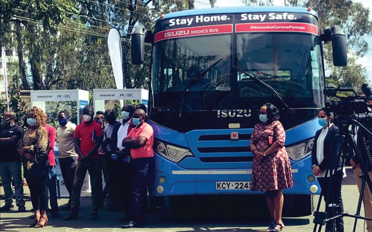 Isuzu buses prepared to support frontline healthcare transport
